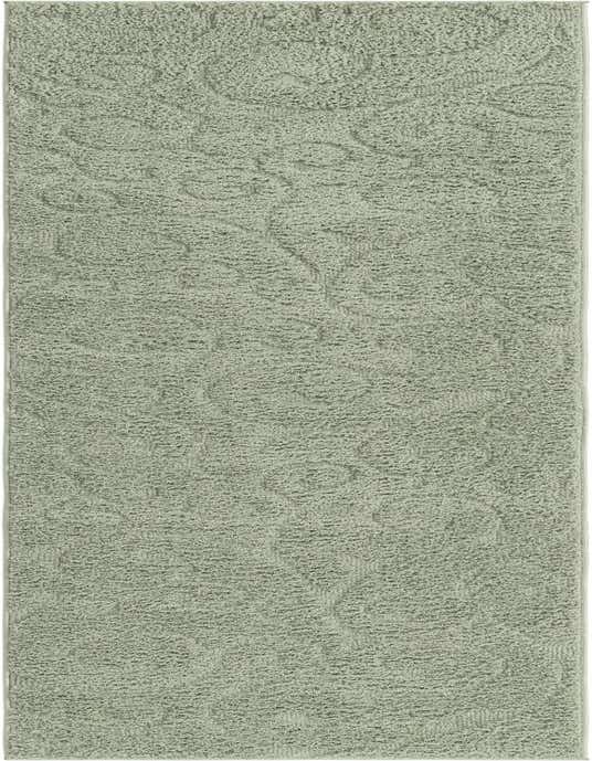 Primary image  2' 7 x 10' Botanical Shag Runner Rug