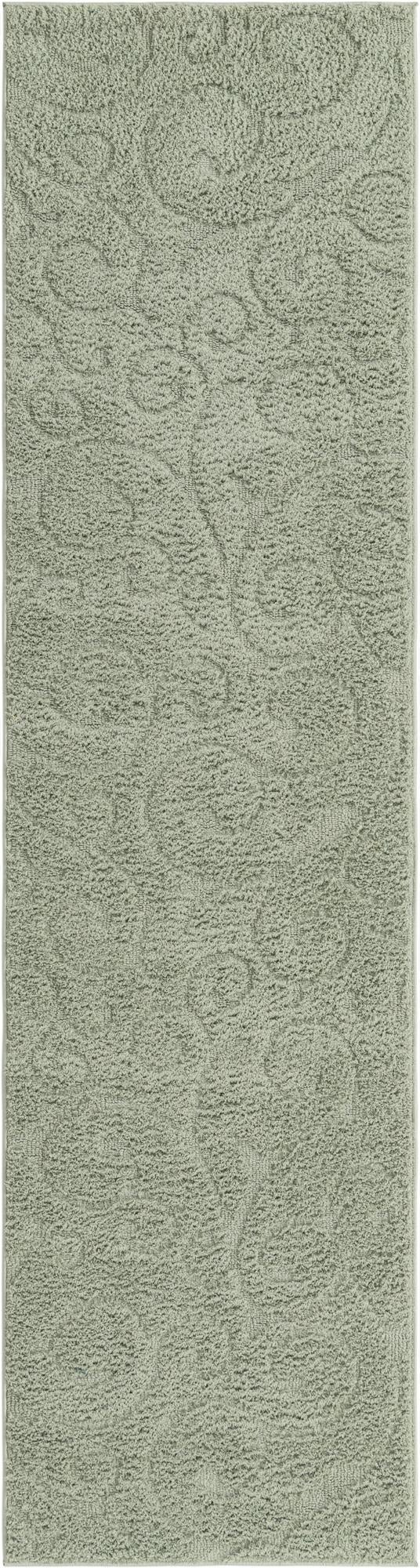  2' 7 x 10' Botanical Shag Runner Rug