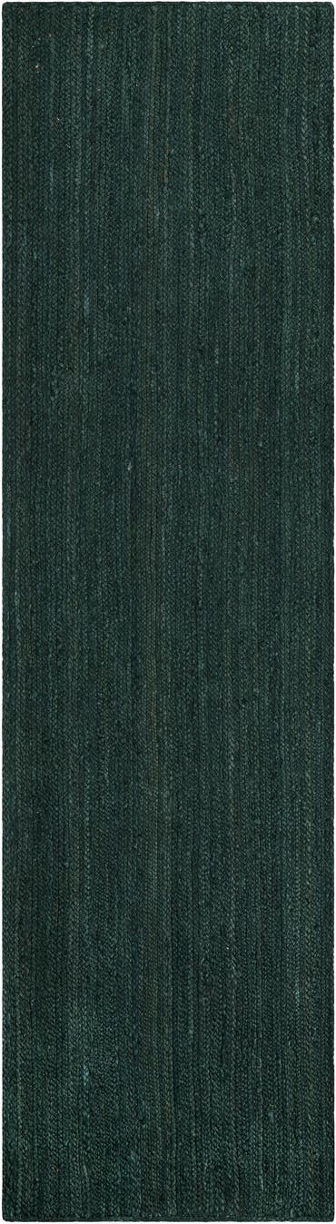  2' 7 x 9' 10  Hand Braided Jute Runner Rug