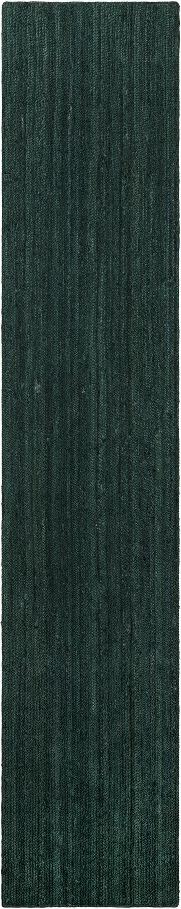  2' 7 x 13' 11  Hand Braided Jute Runner Rug