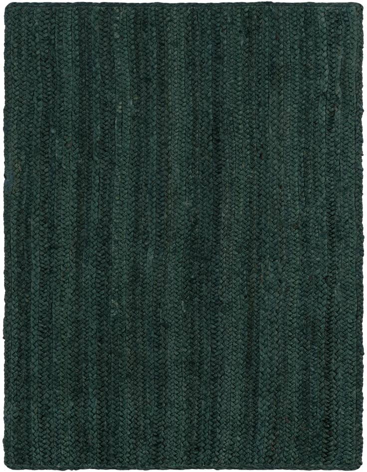 Detail image of  2' x 4' 1  Hand Braided Jute Runner Rug