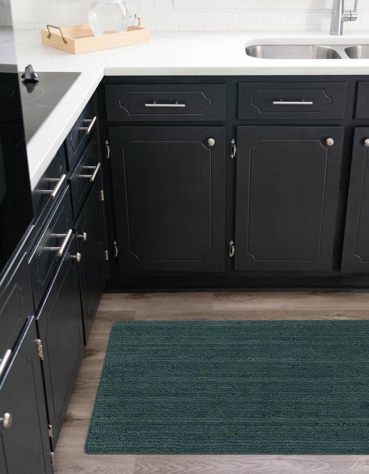 Detail image of  2' 7 x 13' 11  Hand Braided Jute Runner Rug