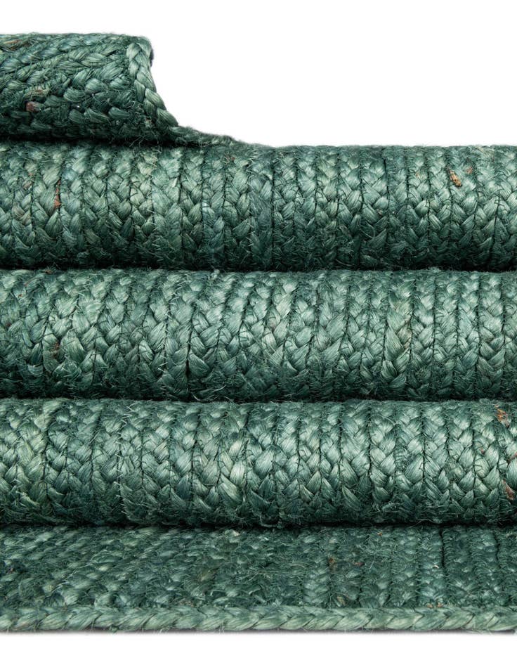 Detail image of  2' 7 x 13' 11  Hand Braided Jute Runner Rug