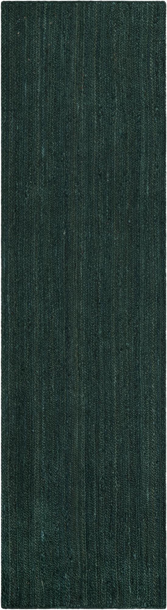  2' 7 x 9' 10  Hand Braided Jute Runner Rug