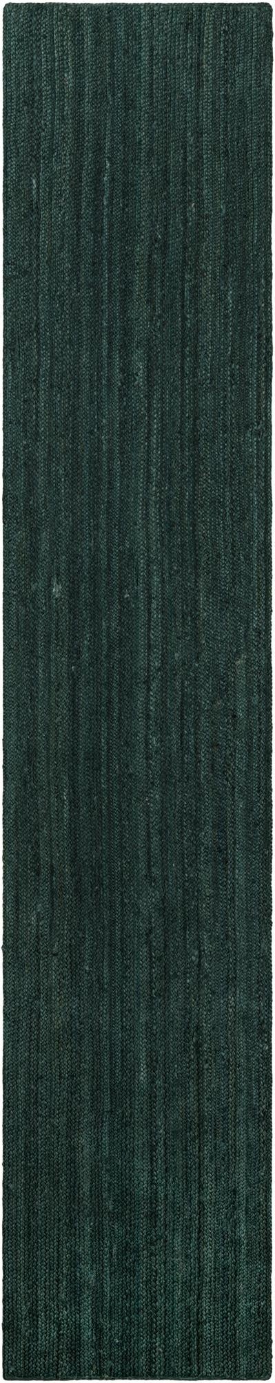  2' 7 x 13' 11  Hand Braided Jute Runner Rug