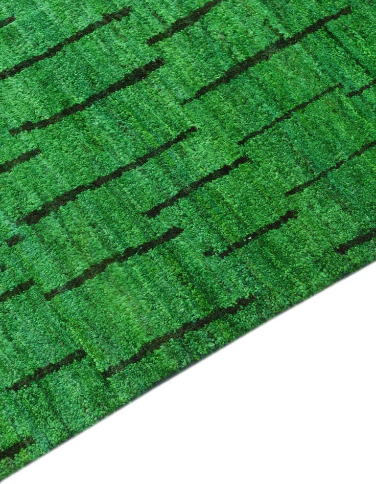 Detail image of  3' x 12' 1  Hand Knotted Darya Wool Runner Rug