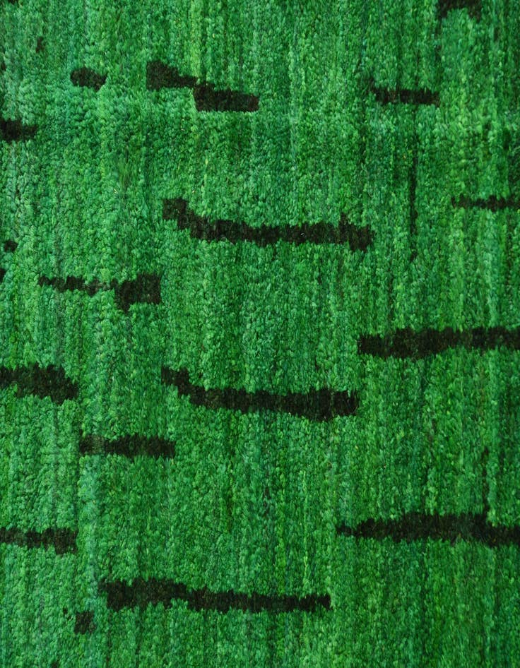 Detail image of  3' x 12' 1  Hand Knotted Darya Wool Runner Rug