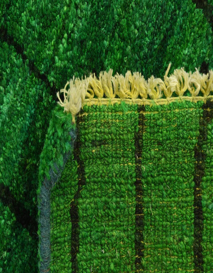 Detail image of  3' x 12' 1  Hand Knotted Darya Wool Runner Rug