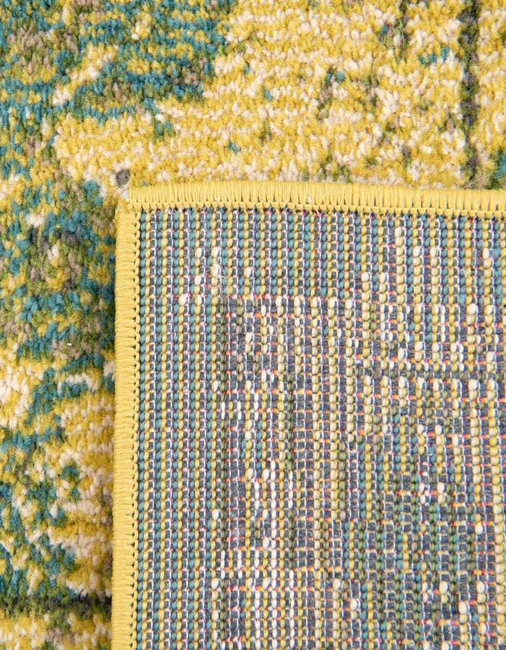 Detail image of 2' 2 x 6' 9 Washable Fleur Runner Rug