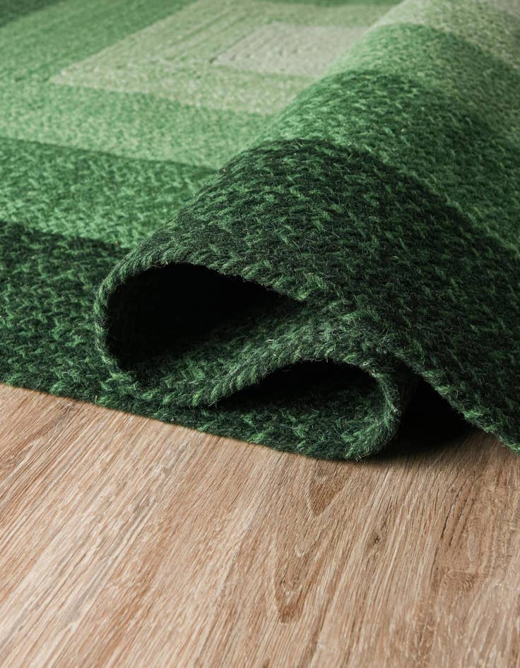 Detail image of  2' 7 x 8'  Hand Hand Braided Wool Runner Rug