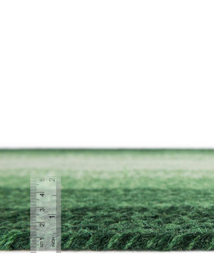 Detail image of  2' 7 x 8'  Hand Hand Braided Wool Runner Rug