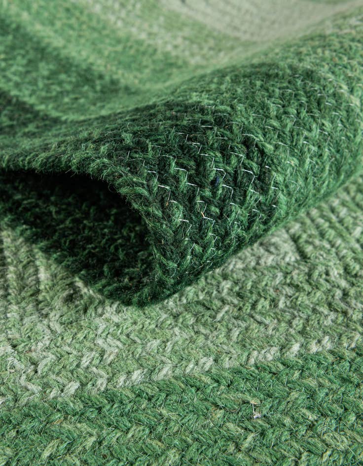 Detail image of  2' 7 x 8'  Hand Hand Braided Wool Runner Rug