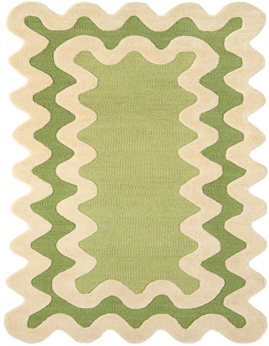 Primary image  2' 7 x 10' Happy Rugs Wiggles Wool Runner