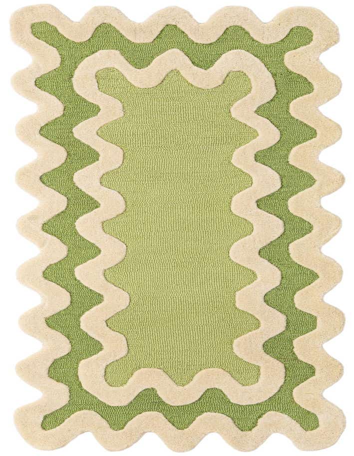 Primary image  2' x 6' 1 Happy Rugs Wiggles Wool Runner