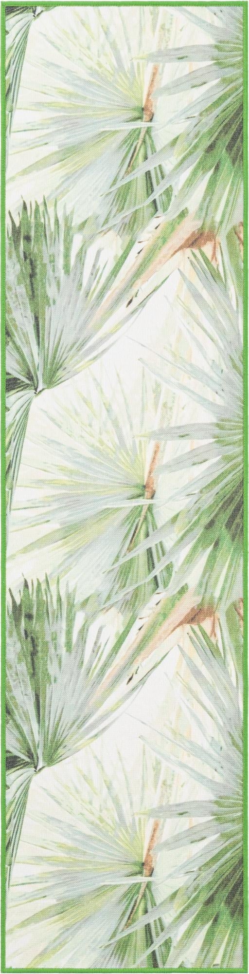  2' x 8'  Washable Jill Zarin Caribbean Indoor / Outdoor Runner Rug