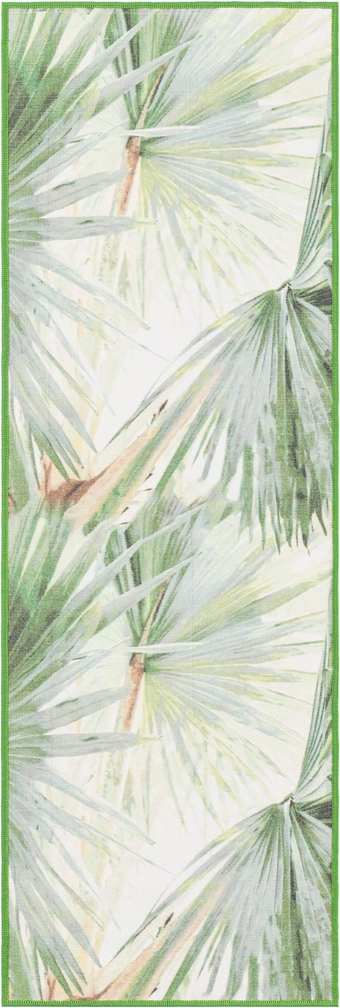  2' x 6' 1  Washable Jill Zarin Caribbean Indoor / Outdoor Runner Rug