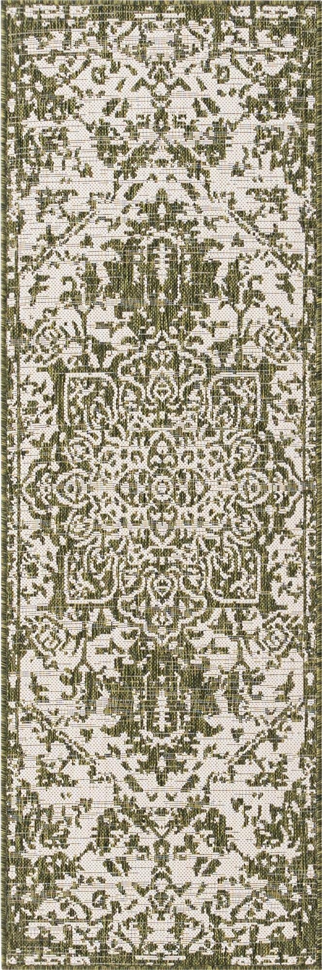  2' x 6'  Washable Jill Zarin Dubai Indoor / Outdoor Runner Rug