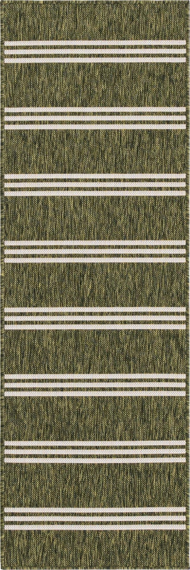  2' x 6'  Washable Jill Zarin Anguilla Indoor / Outdoor Runner Rug