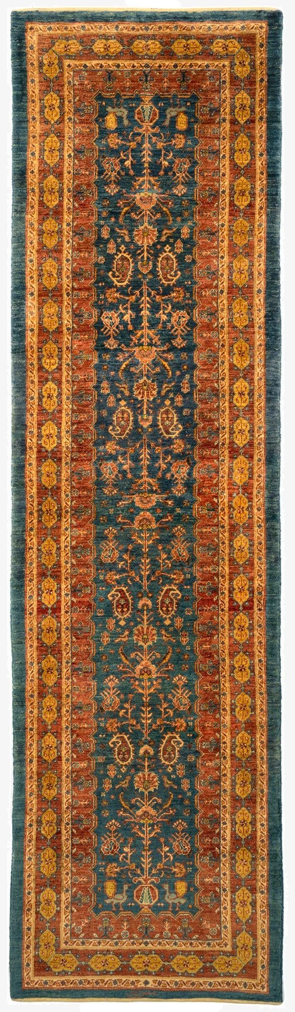  2' 10 x 10' 6 Kashkuli Runner Rug