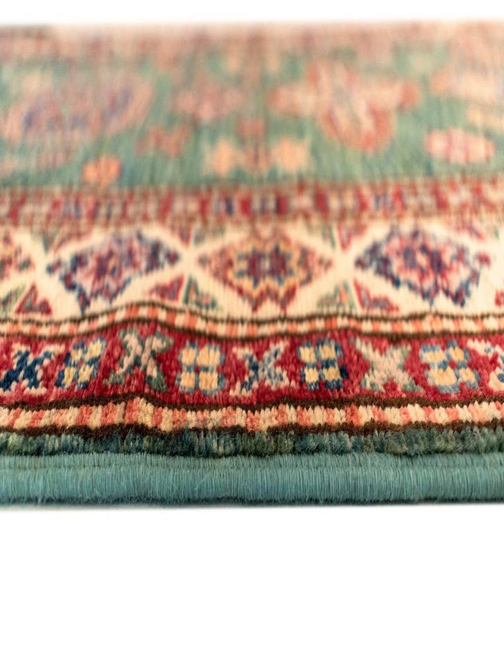 Detail image of  2' 6 x 9' 9 Kazak Wool Runner Rug