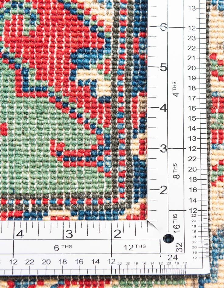 Detail image of  2' 8 x 9' 8  Hand Knotted Kazak Runner Rug