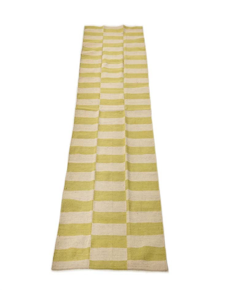 Detail image of  2' 8 x 7' 10  Hand Woven Kilim Modern Wool Runner Rug