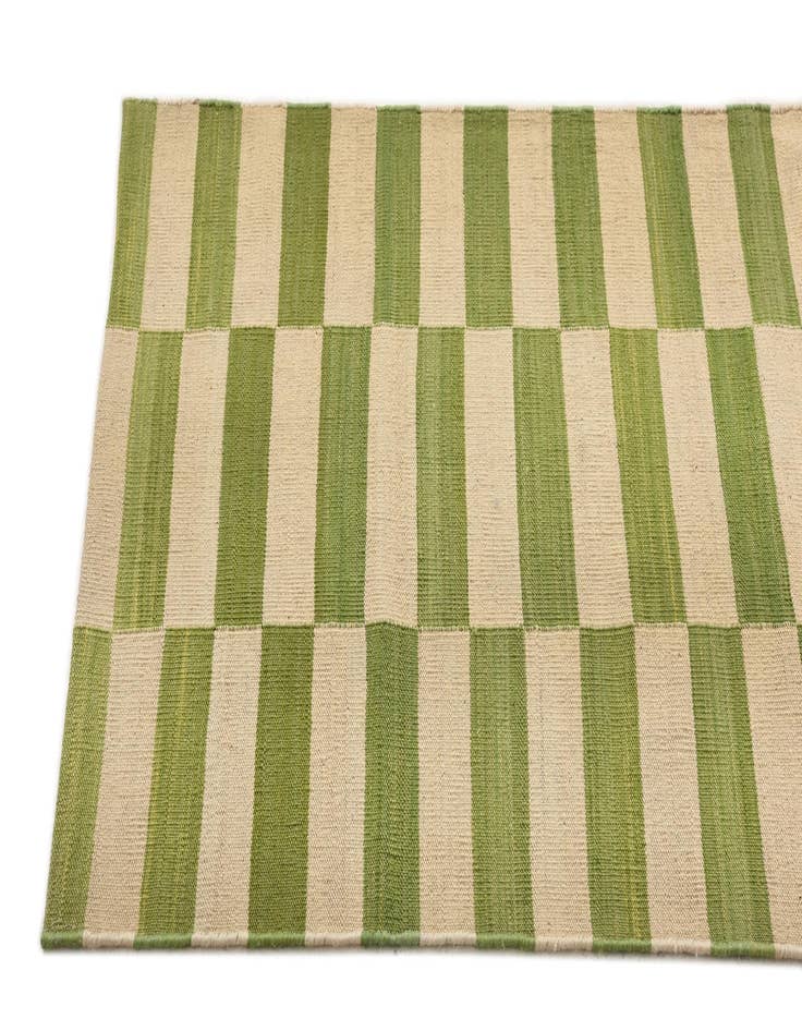 Detail image of  2' 6 x 9' 8  Hand Woven Kilim Modern Wool Runner Rug