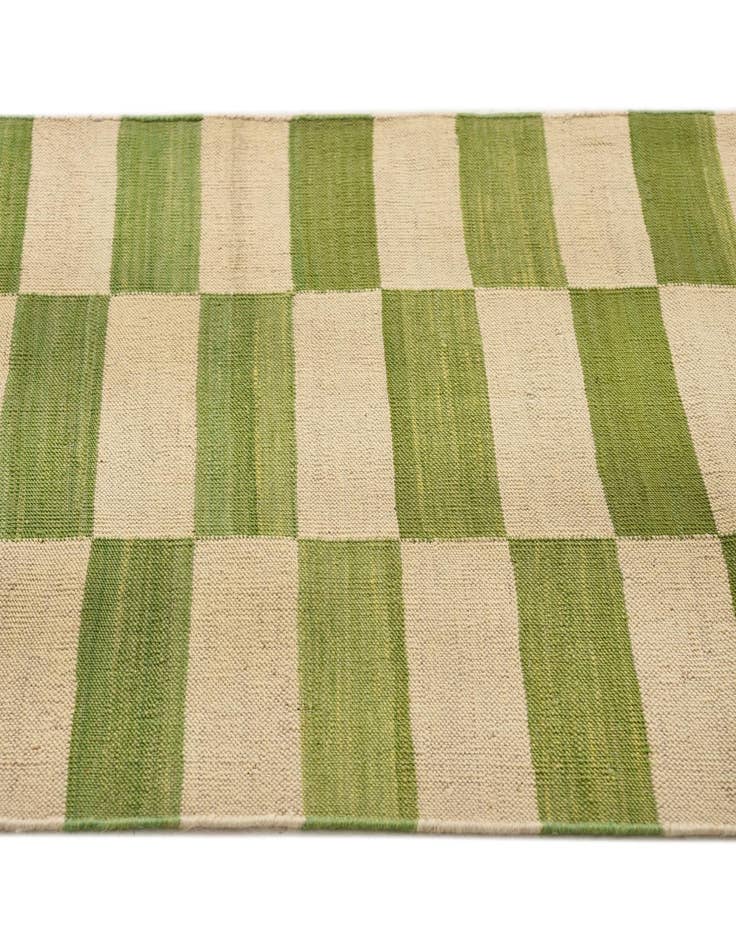 Detail image of  2' 6 x 9' 8  Hand Woven Kilim Modern Wool Runner Rug