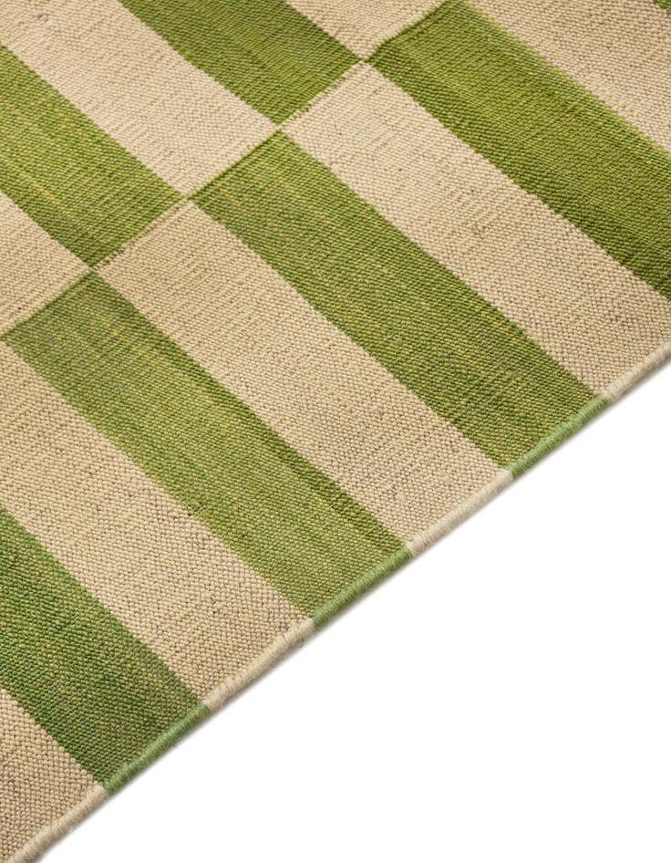 Detail image of  2' 6 x 9' 8  Hand Woven Kilim Modern Wool Runner Rug