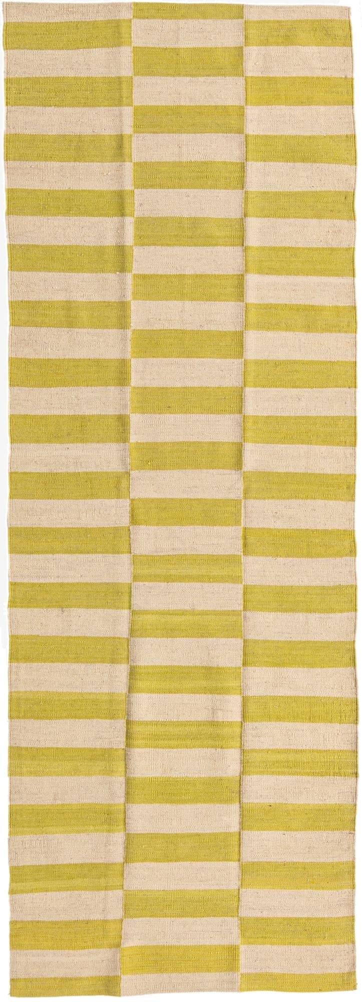  2' 8 x 7' 10  Hand Woven Kilim Modern Wool Runner Rug