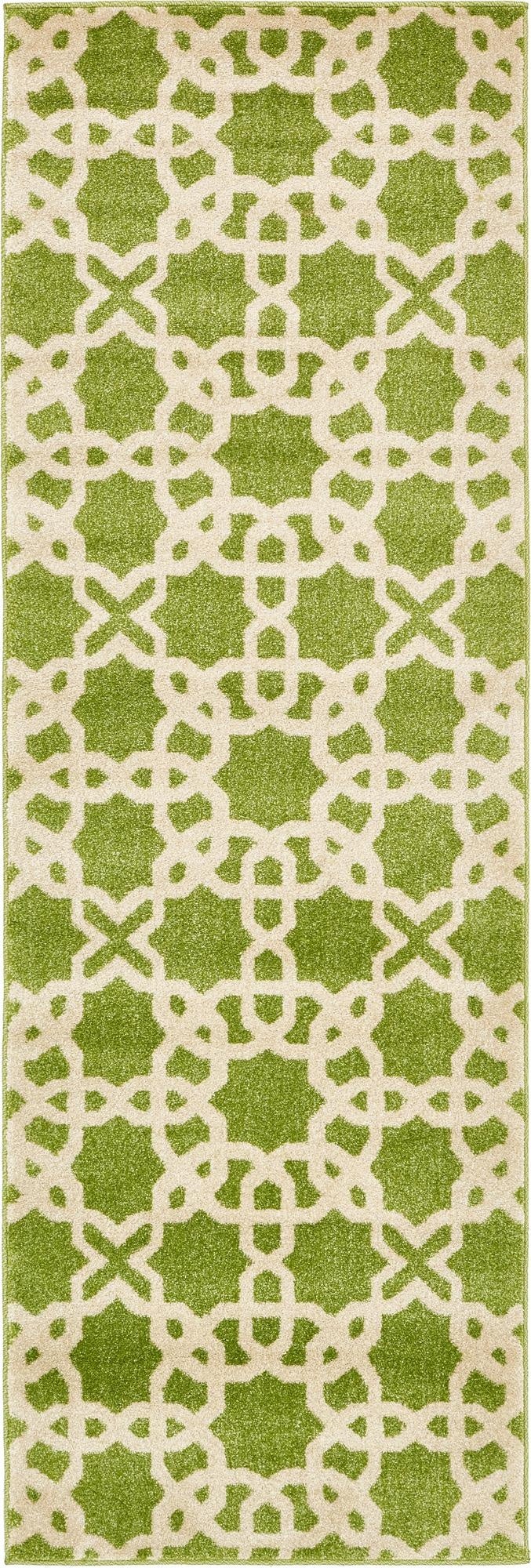  2' 7 x 8' Lattice Runner Rug