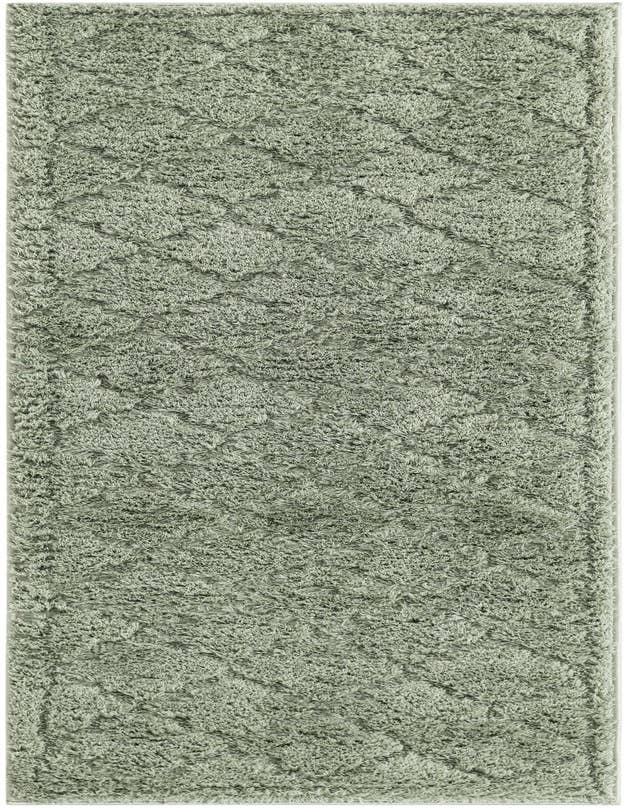 Detail image of 2' x 6' 9 Lattice Shag Runner Rug