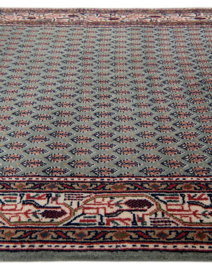 Detail image of  3' 2 x 9' 3  Hand Knotted Mir Oriental Wool Runner Rug