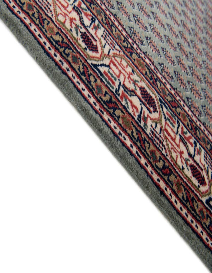 Detail image of  3' 2 x 9' 3  Hand Knotted Mir Oriental Wool Runner Rug