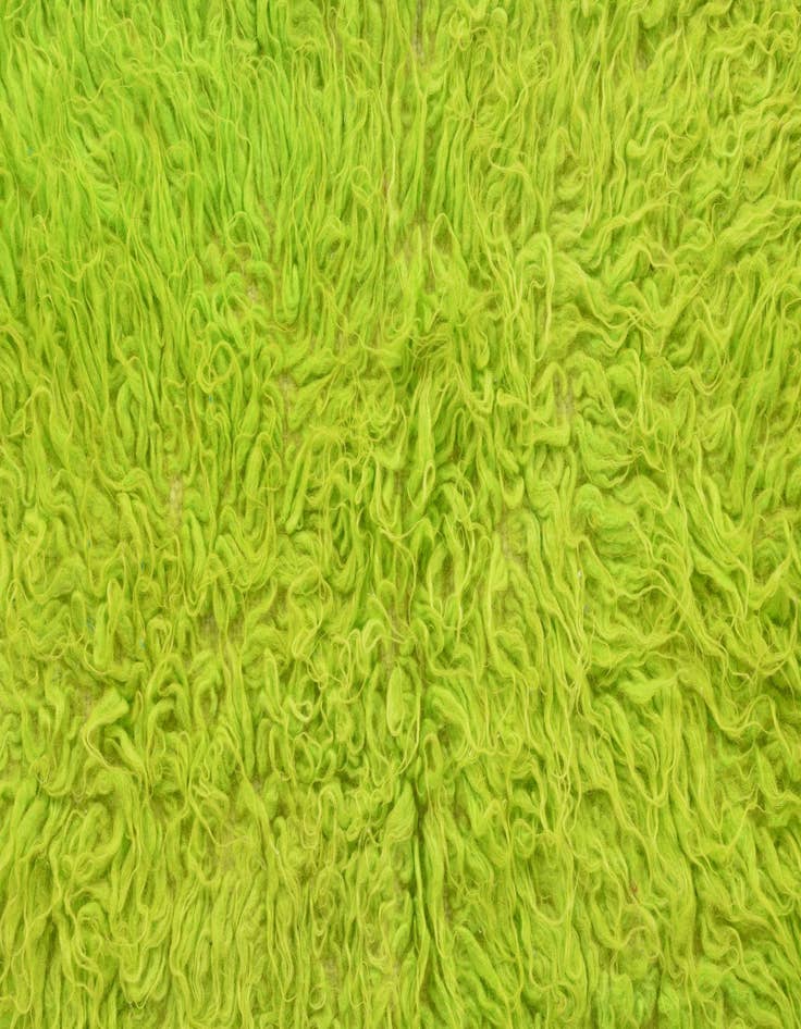 Detail image of  1' 9 x 4'  Hand Knotted Moroccan Wool Runner Rug