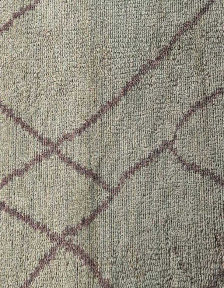 Detail image of  3' 1 x 18' 7  Hand Knotted Moroccan Wool Runner Rug