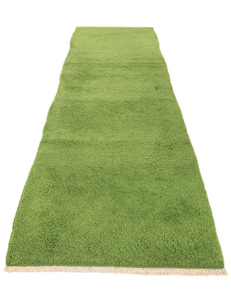 Detail image of  3' 1 x 11'  Hand Knotted Moroccan Wool Runner Rug