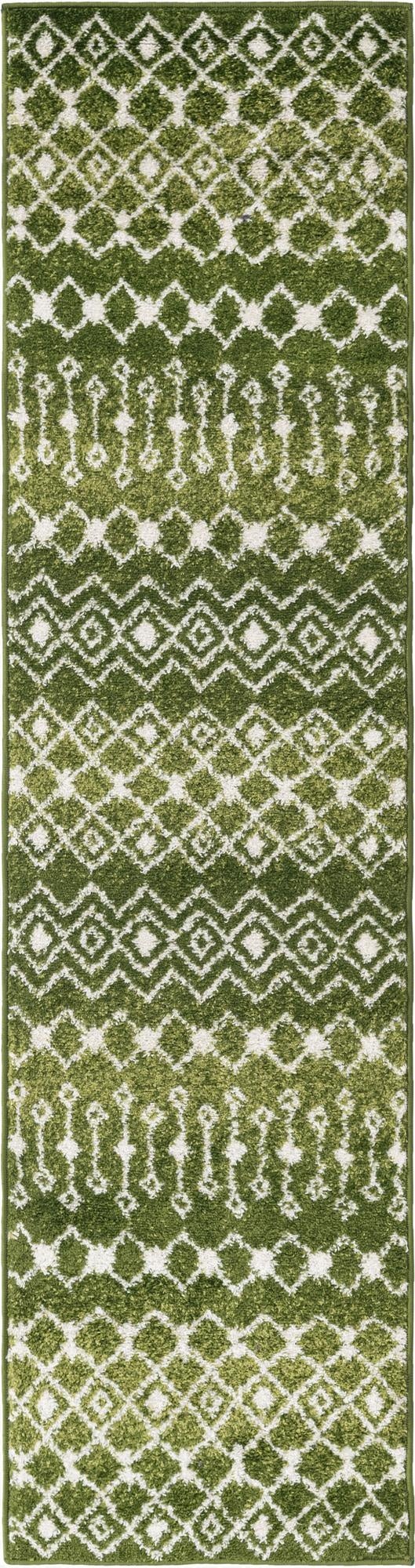  2' x 8' Moroccan Trellis Runner Rug