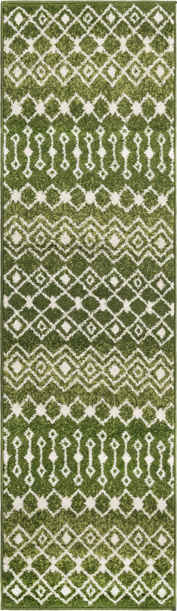 2' x 7' Moroccan Trellis Runner Rug