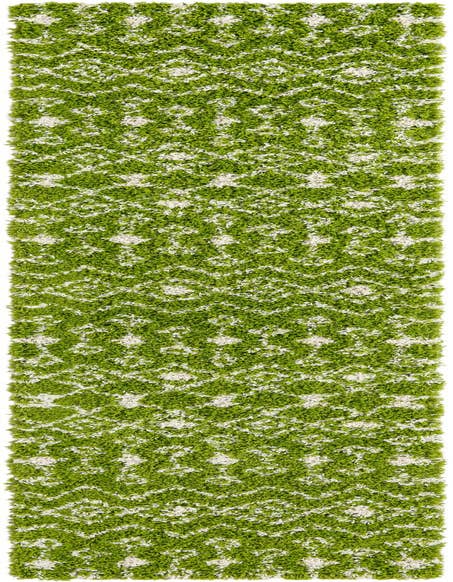 Detail image of  2' 7 x 12' Moroccan Trellis Shag Runner Rug