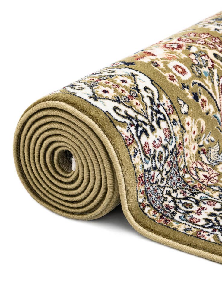 Detail image of  3' x 13' Nain Design Runner Rug