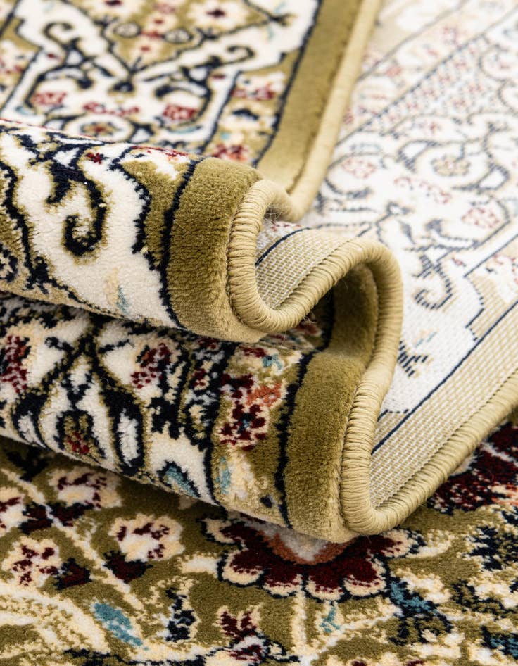 Detail image of  3' x 13' Nain Design Runner Rug
