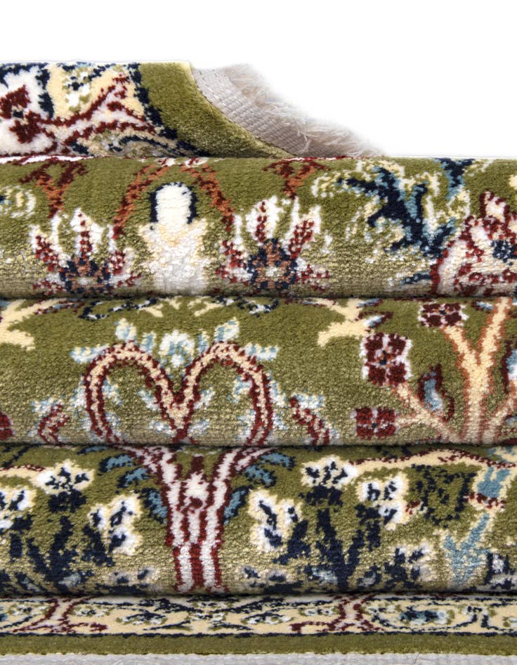 Detail image of  3' x 13' Nain Design Runner Rug