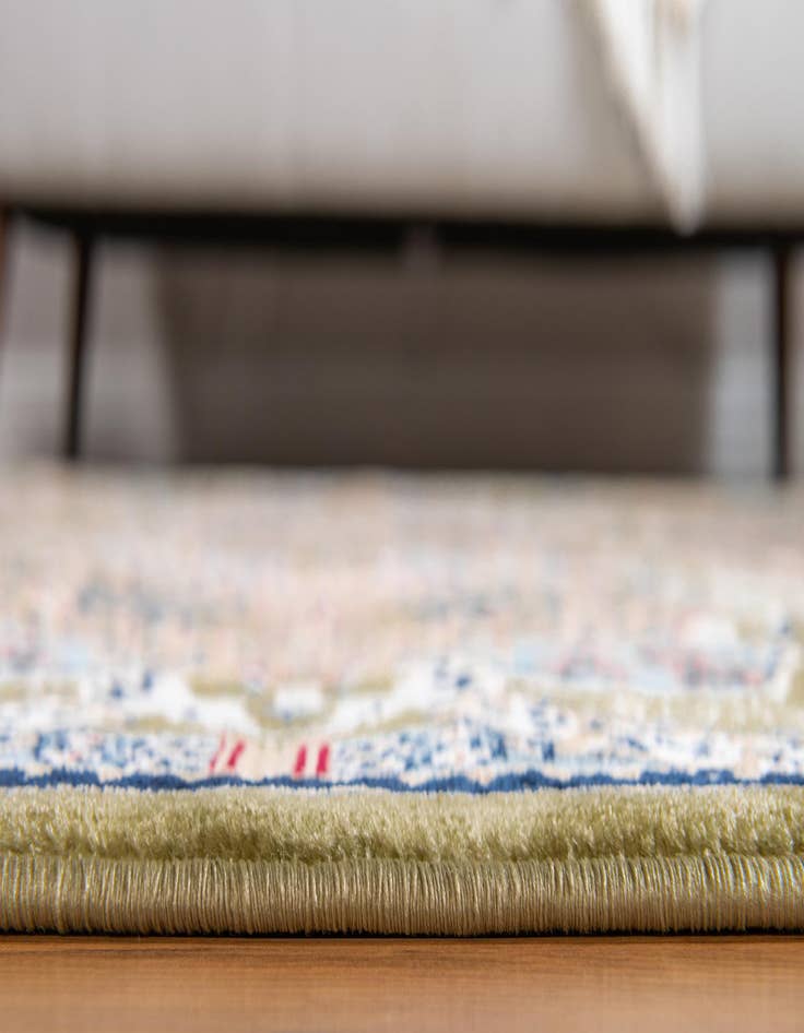 Detail image of 3' x 13' Nain Design Runner Rug