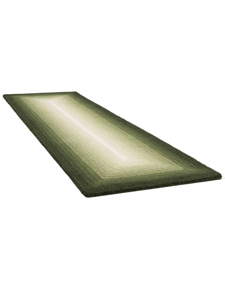 Detail image of  2' x 6' 1 Ombre Wool Runner Rug