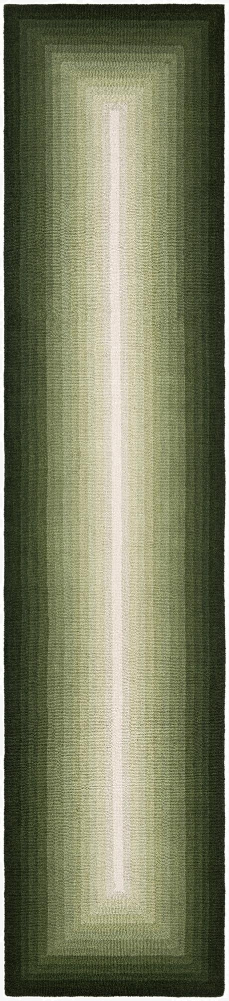  2' 7 x 12' Ombre Wool Runner Rug