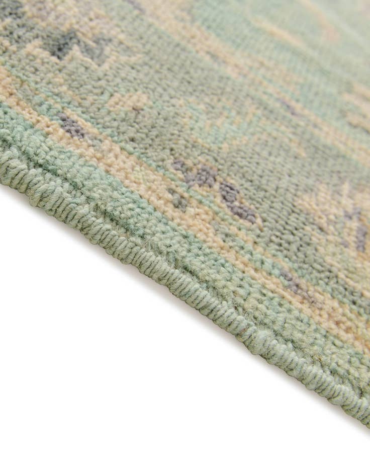 Detail image of  2' 11 x 9' 9  Hand Knotted Oushak Wool Runner Rug