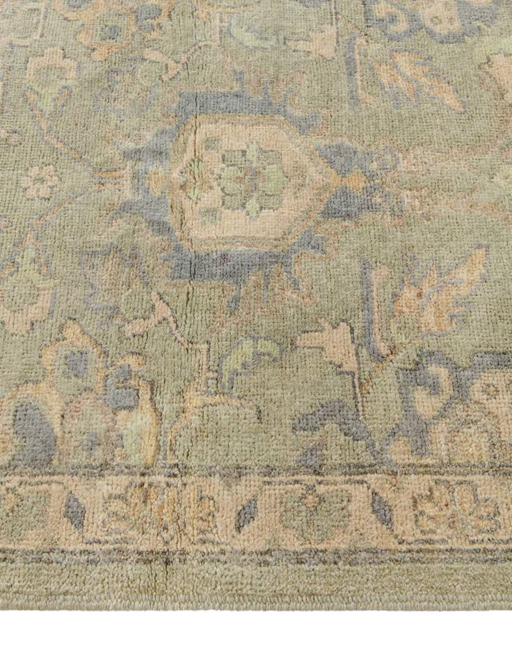 Detail image of  2' 10 x 14' 9  Hand Knotted Oushak Wool Runner Rug