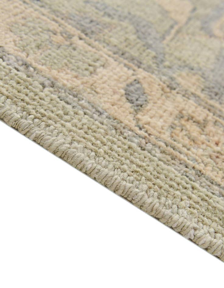 Detail image of  2' 10 x 14' 9  Hand Knotted Oushak Wool Runner Rug