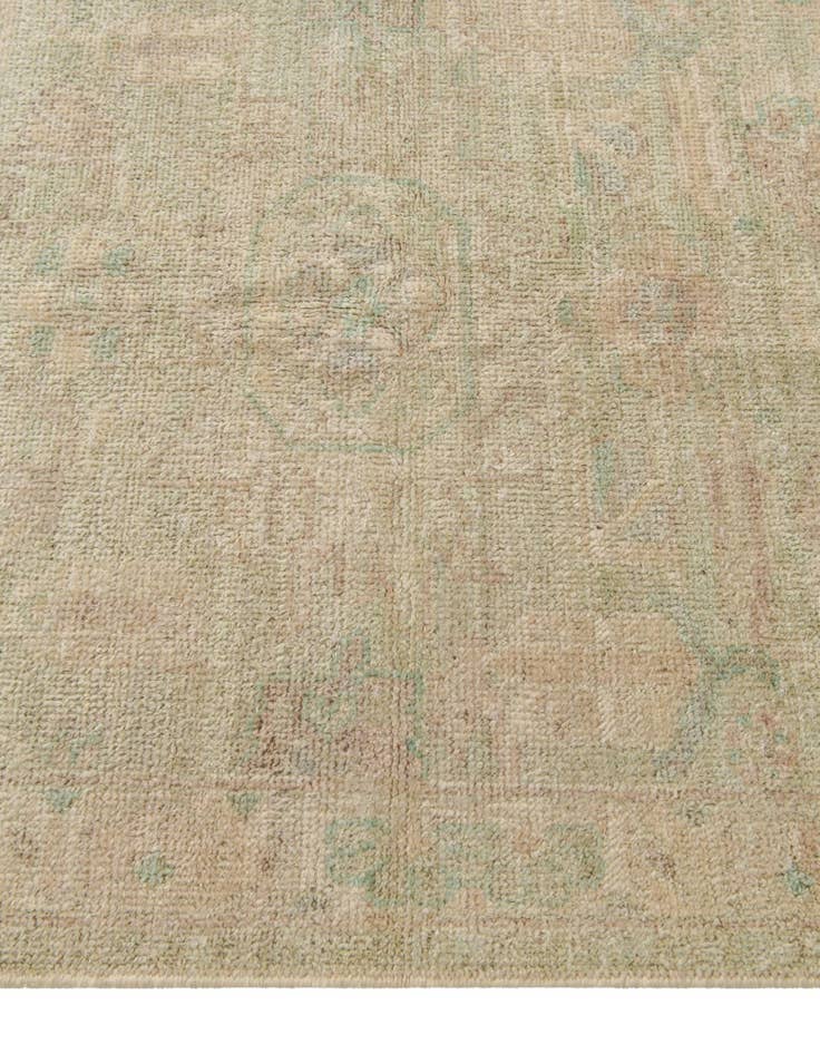 Detail image of  2' 9 x 13' 8  Hand Knotted Oushak Wool Runner Rug